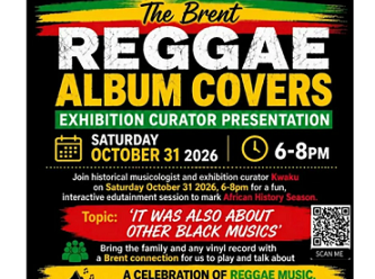 The Brent Reggae Album Covers Exhibition making its mark during this African History Season